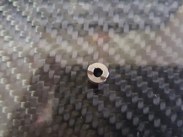 Drive dog 3,17 x 7mm en inox