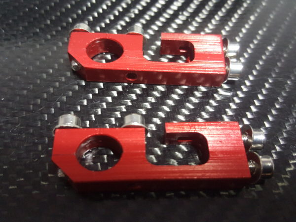 Support servo  aluminium anodisé rouge