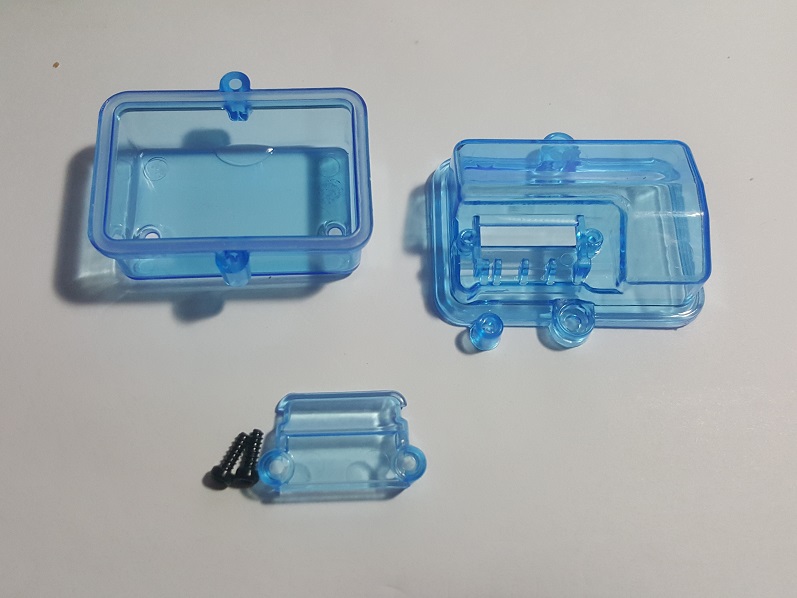 Drfeify Scatola Impermeabile In Plastica Per Ricevitore RC, Custodia Stagna Per Auto E Barca Telecomandata