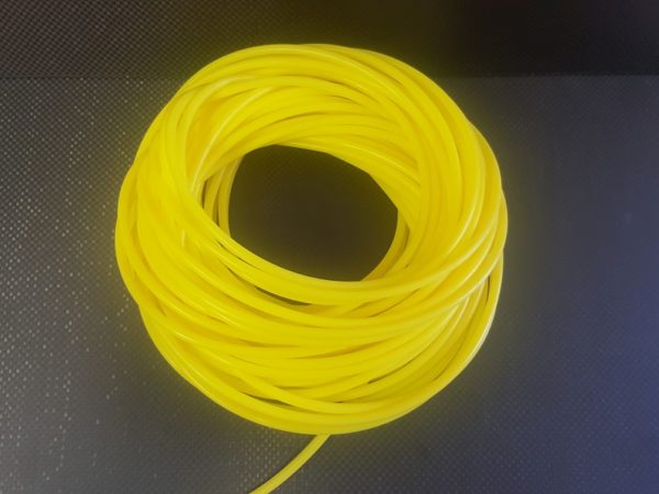Durite silicone jaune fluo  (3/5mm)