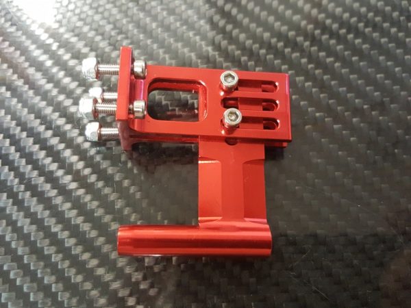 Strut 45mm  anodisé rouge axe 4 mm