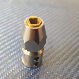 Coupleur 6,35mm  carré  5x5mm/10mm