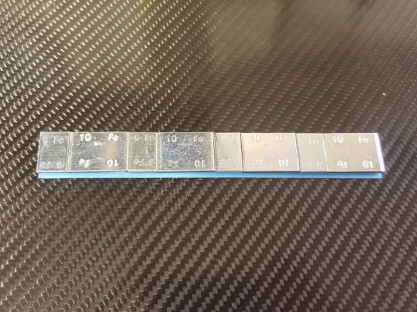 Masse de plomb 60 g autocollante