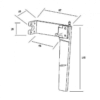 Rudder TFL502B45  135mm de long – Image 3