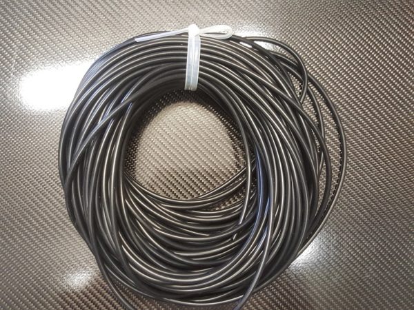 Durite silicone noir   3/5mm