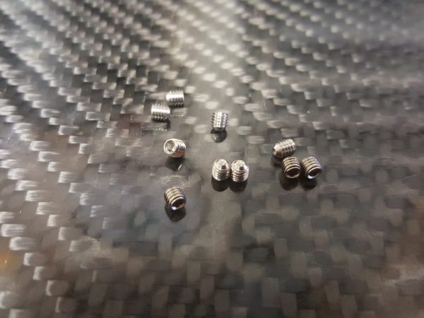 Vis inox A4 sans tête M3 x 3L six pans