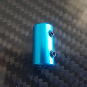 Coupleur anodisé bleu