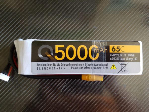 SLS QUANTUM 5000MAH 6S1P 22,2V