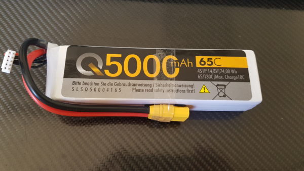 SLS Lipo 5000MAH 4S1P 14,8V 65C