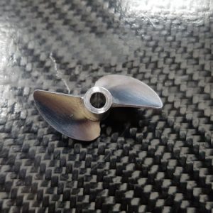 Hélice alu CNC D32  4 mm pas 1.4