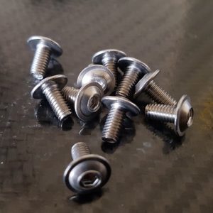 Vise inox A2 tête bombé A2 - 4 x 8 mm