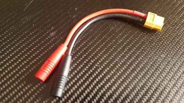 Câble de charge XT60 2,5mm² 30cm