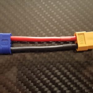 Adaptateur XT60 femelle «-» EC3 mâle