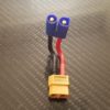 Adaptateur XT60 femelle «-» EC3 mâle – Image 2