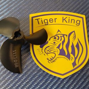 Hélice  tripales Tiger King 68x6,35mm