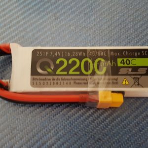 SLS  2200MAH 2S1P 7,4V 40C/80C