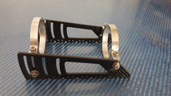 Support carbone/alu moteur 40mm