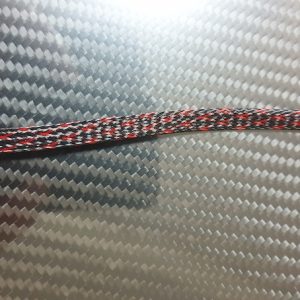 Gaine Tressée Isolée rouge et bleu